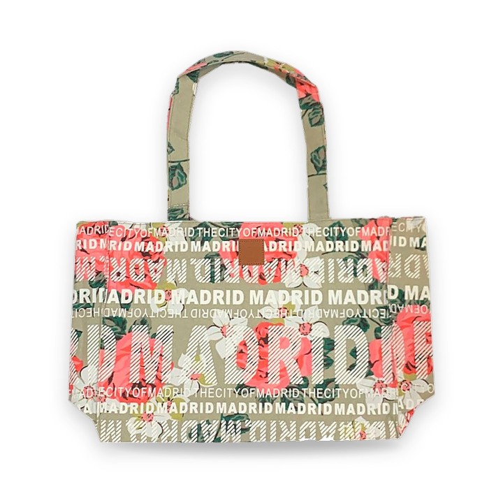 Bolso Robin Ruth Madrid de algodón con letras – vista 3