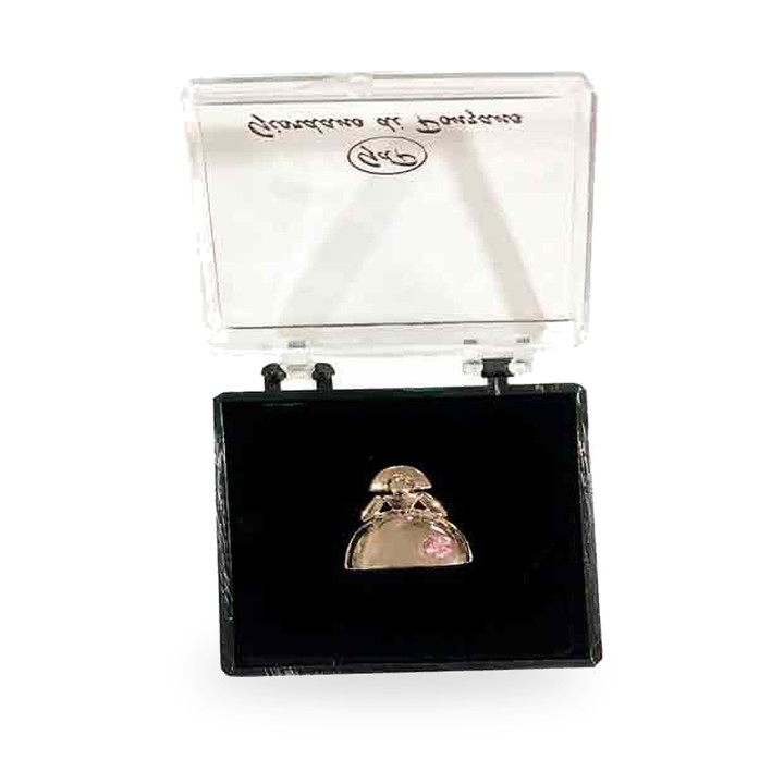 Menina-Pins mit farbigem Stein – Ansicht 4