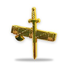 Pin's de la Guardia Civil en métal doré