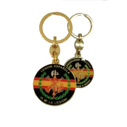 Porte-clés en métal "La Légion Espagnole"
