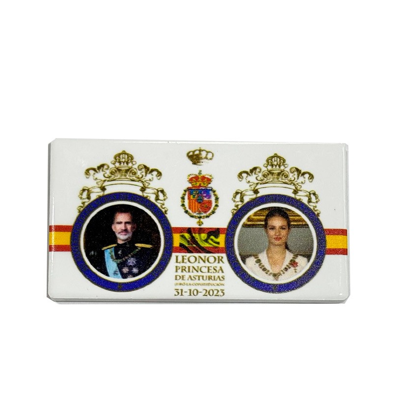 Fridge magnet "King Felipe and Princess Leonor"