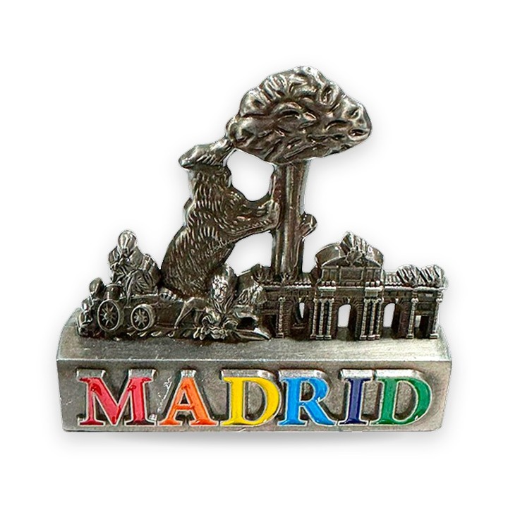 Tabletop replica of Madrid monuments – view 2
