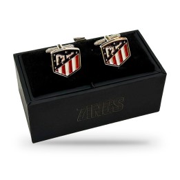 Gemelli da camicia dell'Atlético de Madrid con stemma smaltato