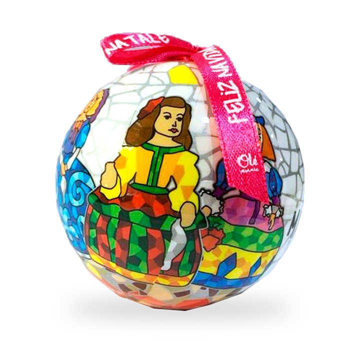 Weihnachtskugel Las Meninas im Mosaik – Ansicht 2