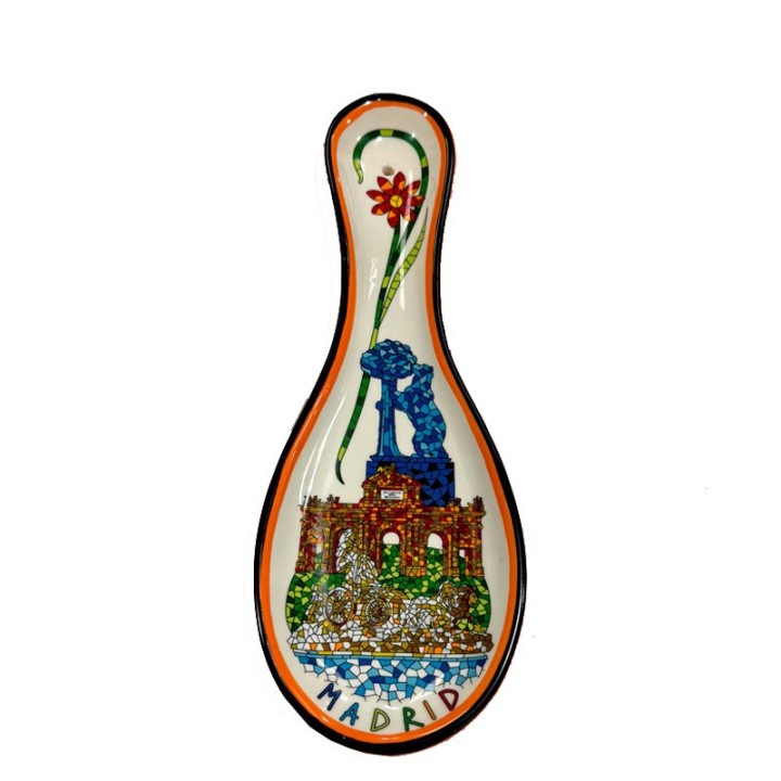 Spoon Support  "Madrid" Trencadís buy online souvenirs from Spain