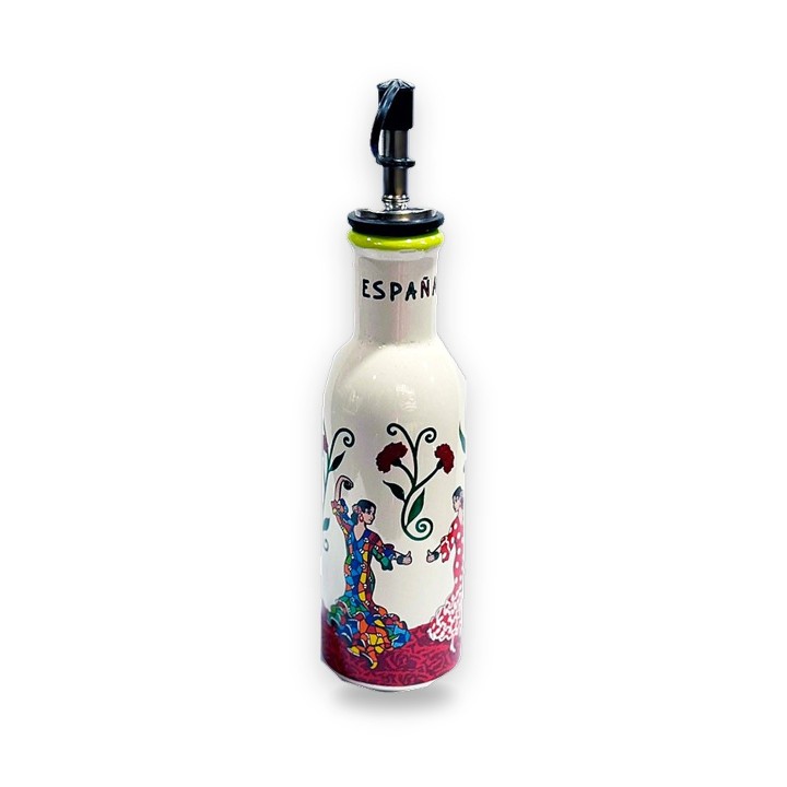 Aceitera de cerámica con bailaora flamenca – vista 4