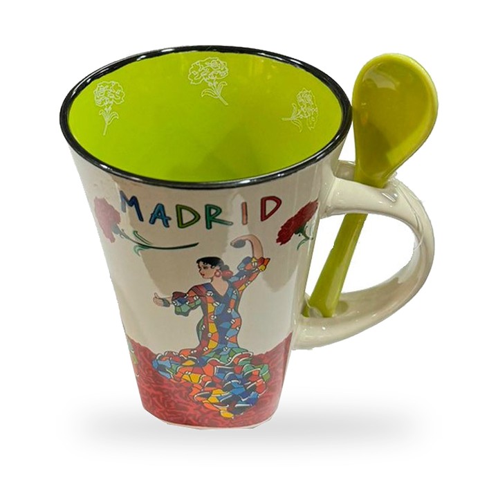 Caneca flamenca com colher – vista 4