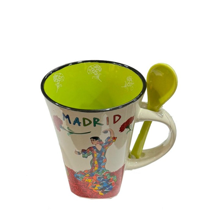 Tasse de flamenca avec cuillière