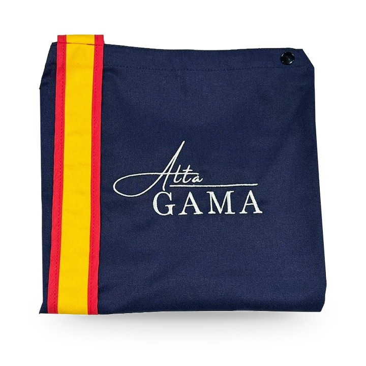Grembiule con pettorina Bandiera spagnola personalizzato, colore blu – vista 9