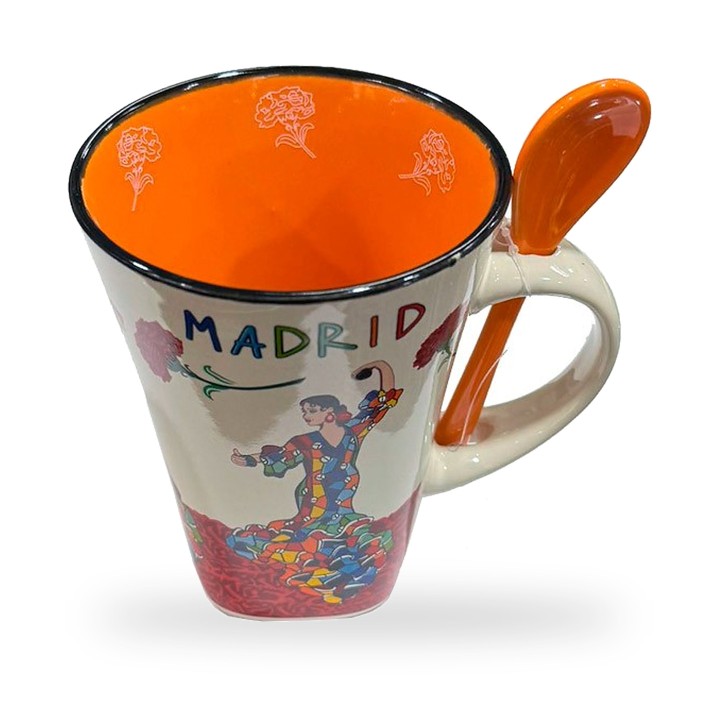 Tazza mug flamenco con cucchiaino – vista 5