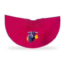 Kinder-Capote Modell España y Toro, mit Stier und spanischer Flagge