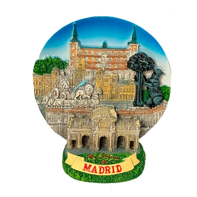 Monuments of Madrid table plate