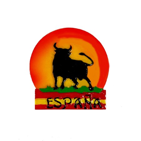 Spain and bull fridge magnet, model 2