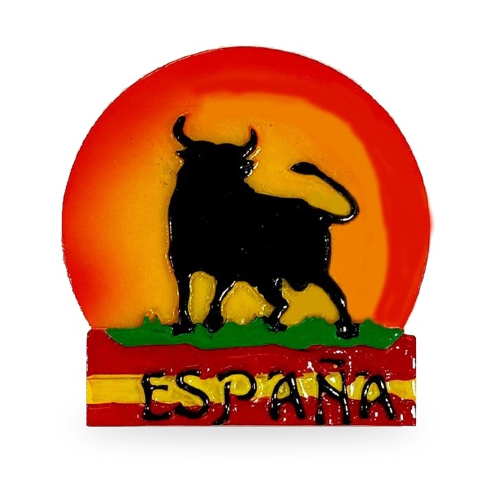 Magnet Espagne et taureau, modèle 2