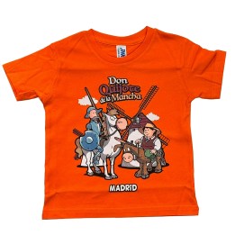 Maglietta arancione per bambini di Don Chisciotte della Mancia
