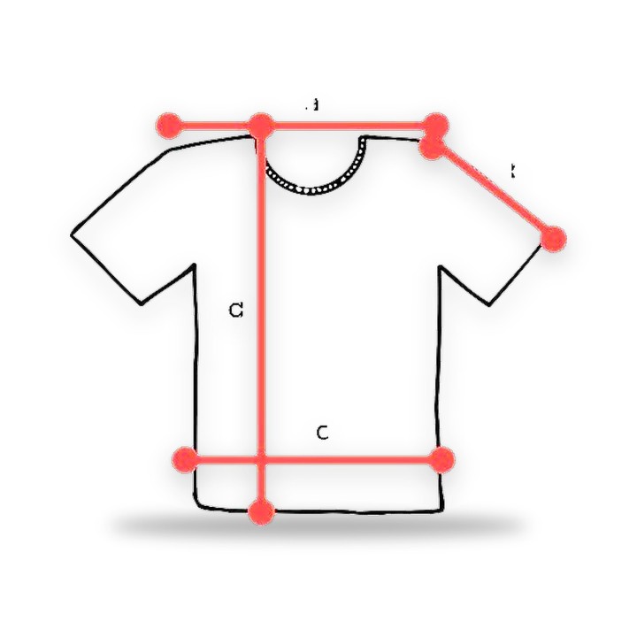 Camiseta infantil naranja de Don Quijote de la Mancha – vista 2