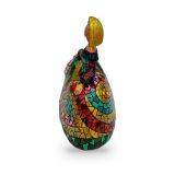 Mosaic-style resin Menina figurine – view 3