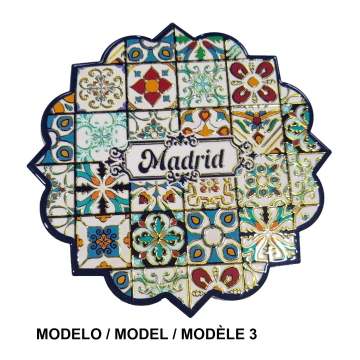 Salva mantel Azulejo Souvenirs de Madrid modelo 3