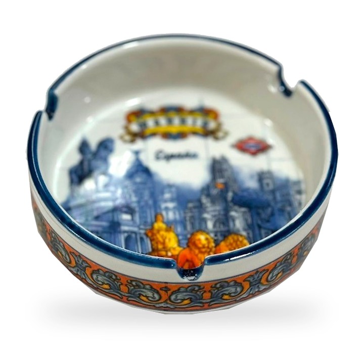 Cinzeiro de porcelana Souvenirs de Madrid – vista 2