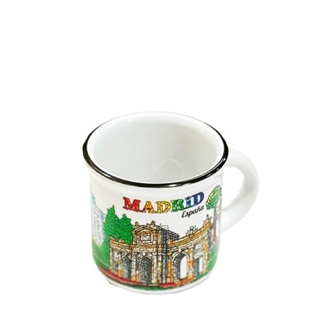 Small mug "Souvenirs of Madrid Monuments"