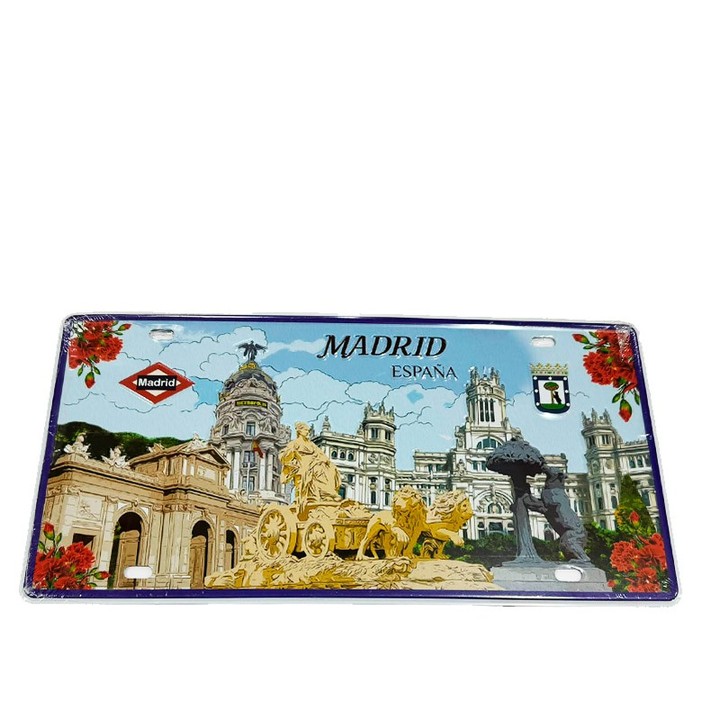 Targa decorativa in metallo di Madrid, modello Monumenti di Madrid – vista 5