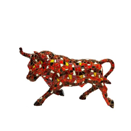 Taureau Mosaïque Orange