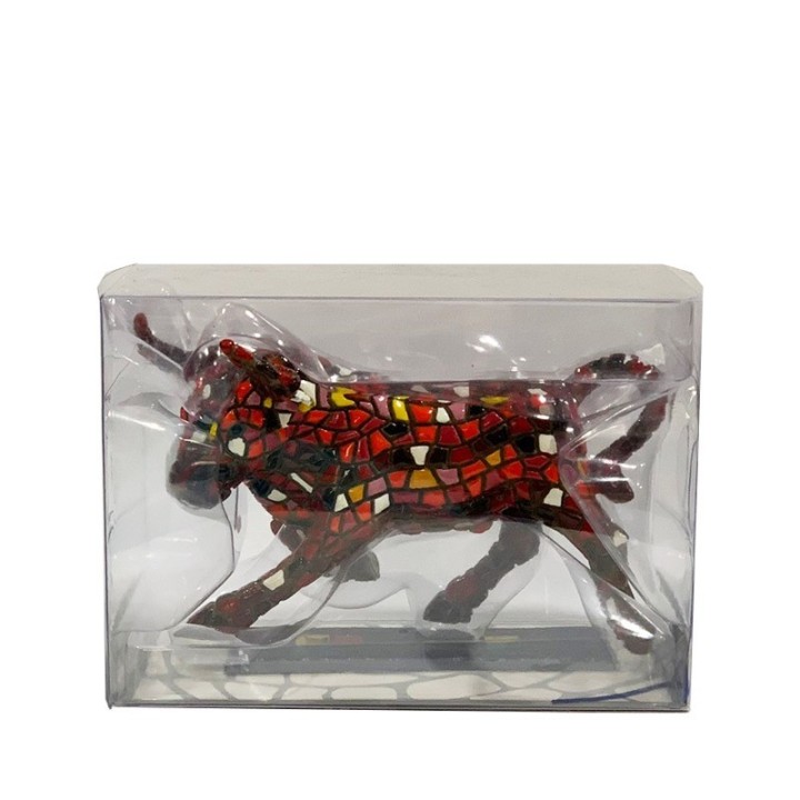 Toro Mosaico TRENCADIS color rojo/naranja