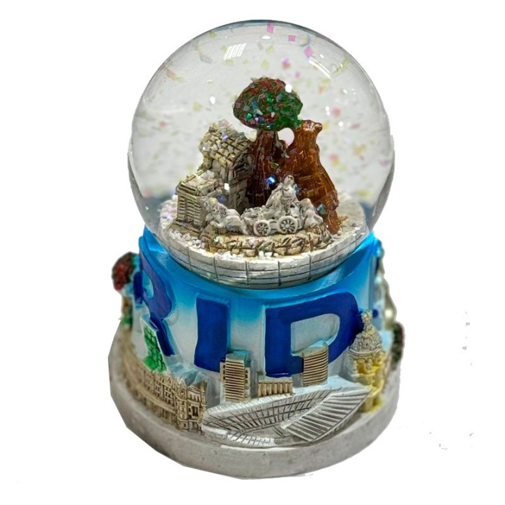 Boule de neige "Collage Monuments de Madrid" Espagne Souvenirs