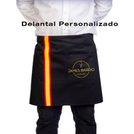 Tablier personnalisé de taille de drapeau de l'Espagne