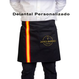 Tablier personnalisé de taille de drapeau de l'Espagne