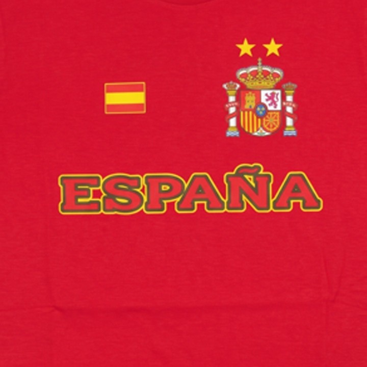 T-shirt vermelha Seleção de Espanha 2026 – vista 2