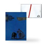 Florencia Cafferata bullfighting notebook in blue