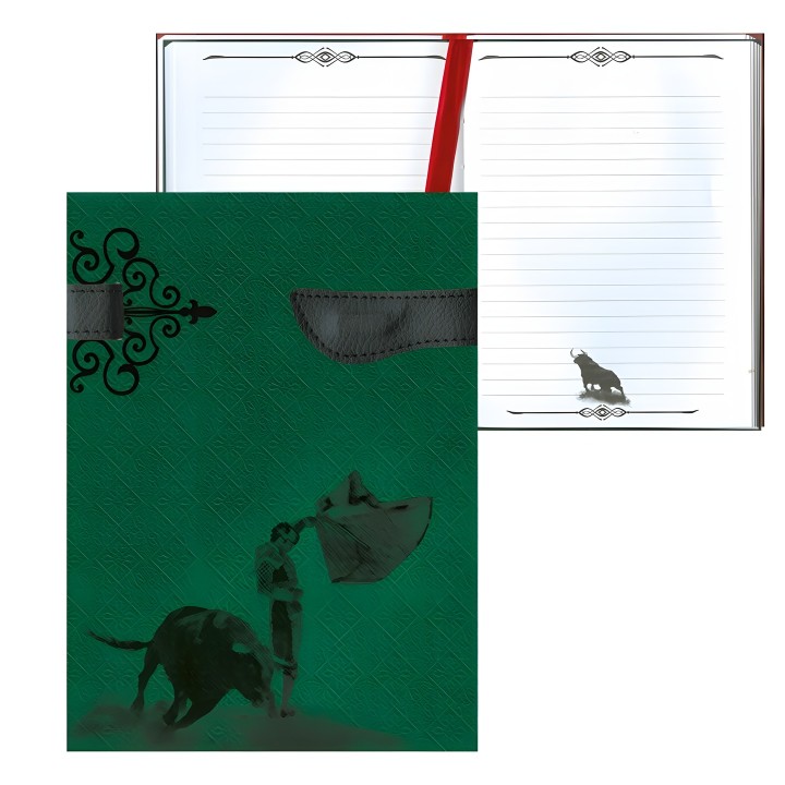 Cahier taurin de Florencia Cafferata vert