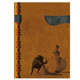 Cahier ou agenda taurin élégant