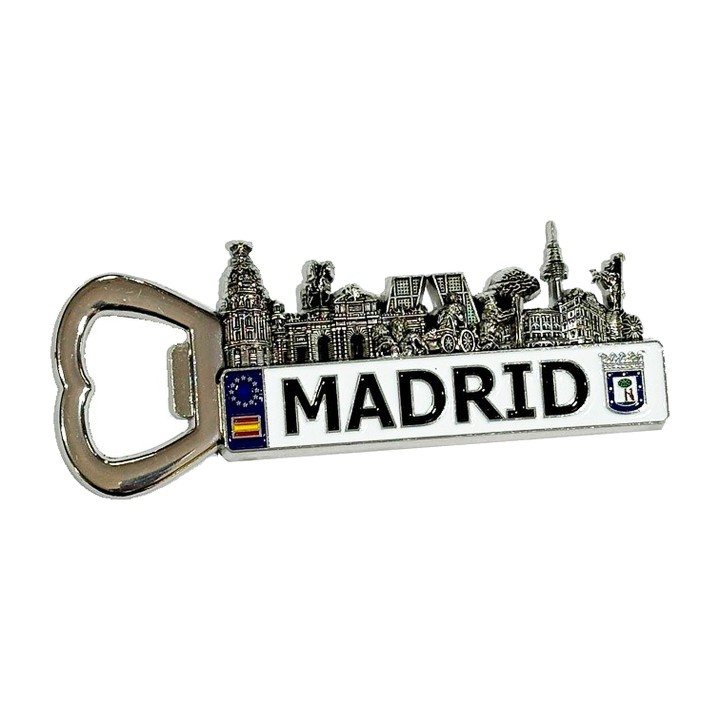 Abre-garrafas com íman de Madrid e de bailaora – vista 2