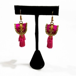 Bullfighting earrings "Bullfighting jacket shoulder pads"