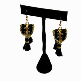 Bullfighting earrings "Bullfighting jacket shoulder pads"