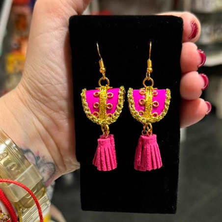 Bullfighting earrings "Bullfighting jacket shoulder pads"