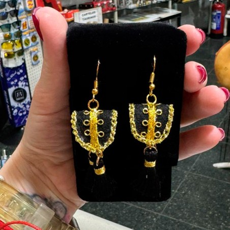 Bullfighting earrings "Bullfighting jacket shoulder pads"