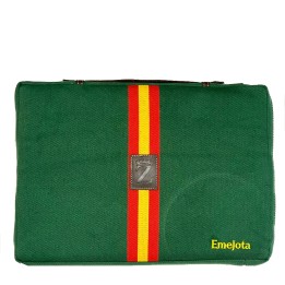 Cuscino da arena verde con bandiera spagnola personalizzato – vista 2