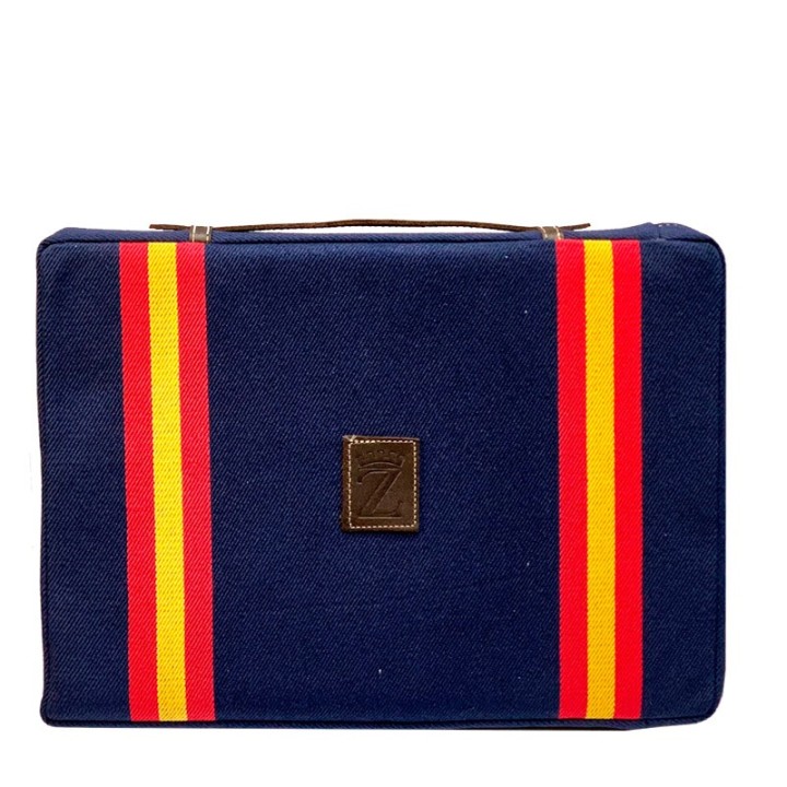 Cushion for the bullfights "Double strip of the Spanish flag" on line