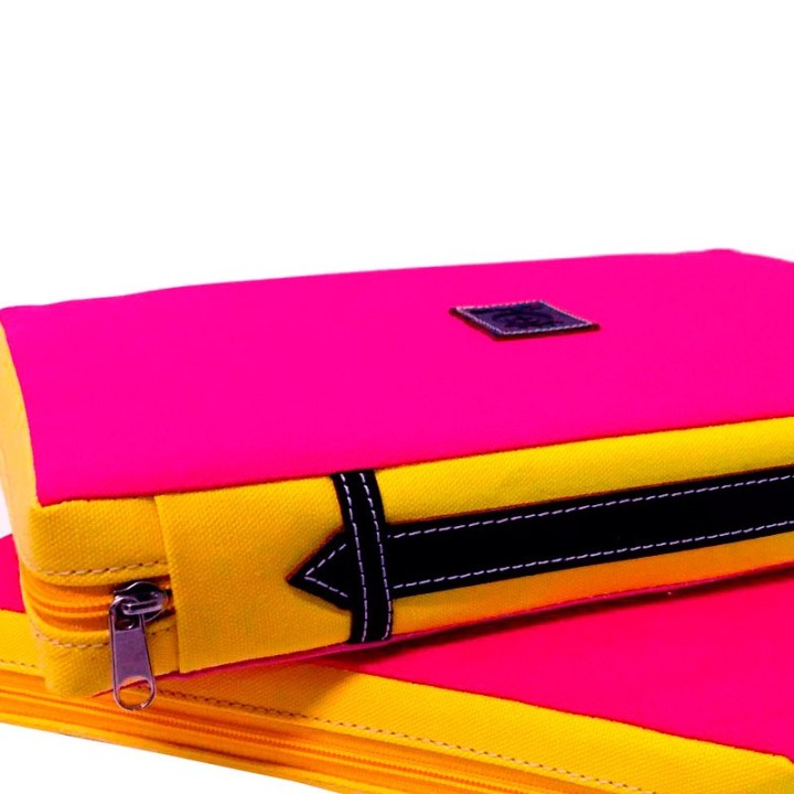 Pink bullfight cape arena seat cushion