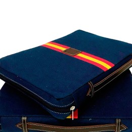 Bullfighting cushion in blue color Spanish flag - Bullfighting Shop