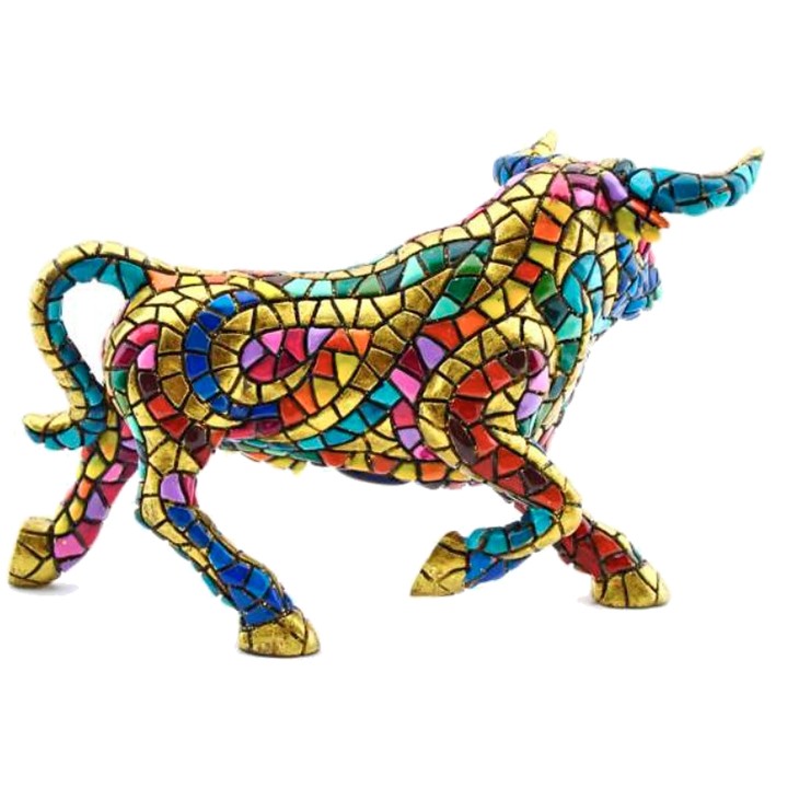 Toro a mosaico Descarao di Barcino – vista 3
