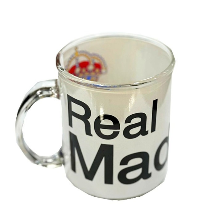 Mug en verre du Real Madrid, coloris blanc – vue 2