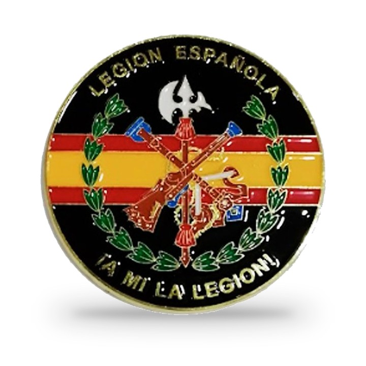 Kühlschrankmagnet aus Metall mit dem Emblem der Legión Española