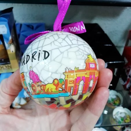 Bola de Navidad "Madrid trencadis"