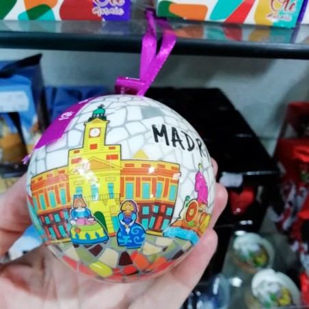 Bola de Navidad "Madrid trencadis"