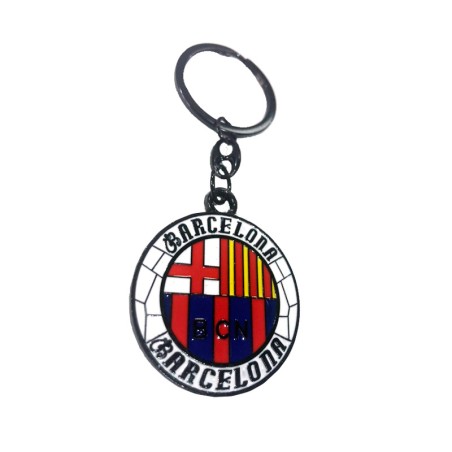 Llavero con motivos de Futbol de España Barcelona