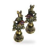 Metal souvenir bell of Madrid and Spain – view 3